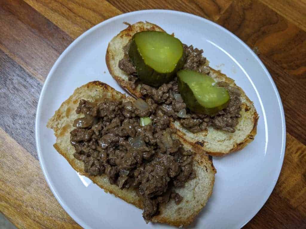 CrockPot Express Loose Meat Sandwiches