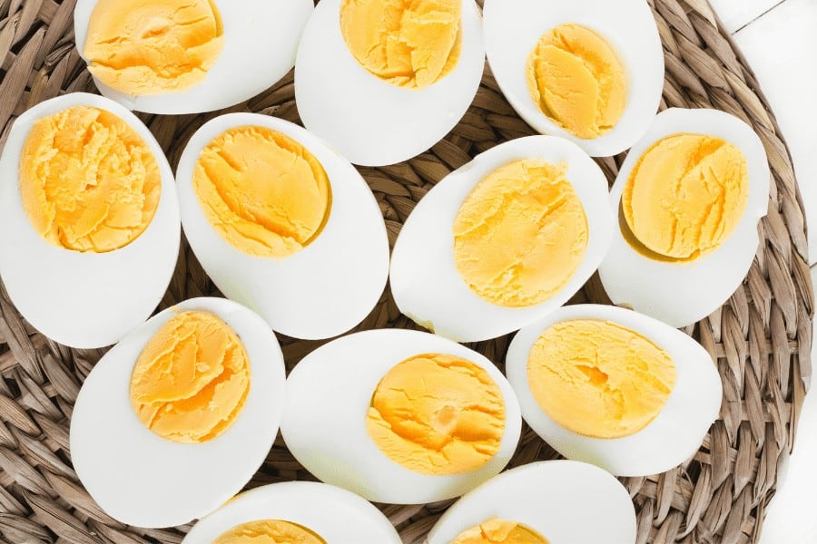 Hard boiled eggs in a crockpot express